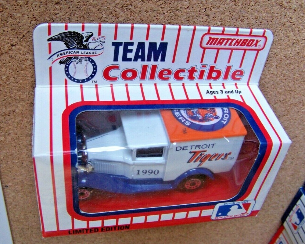 1990 Detroit Tigers White Rose Matchbox diecast truck 1st series c38869  