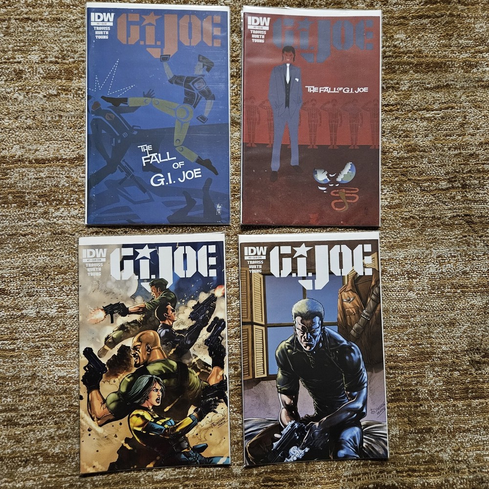 G.I. Joe  #5,#6, #7,#8 Traviss Kurth IDW Fall of 2015