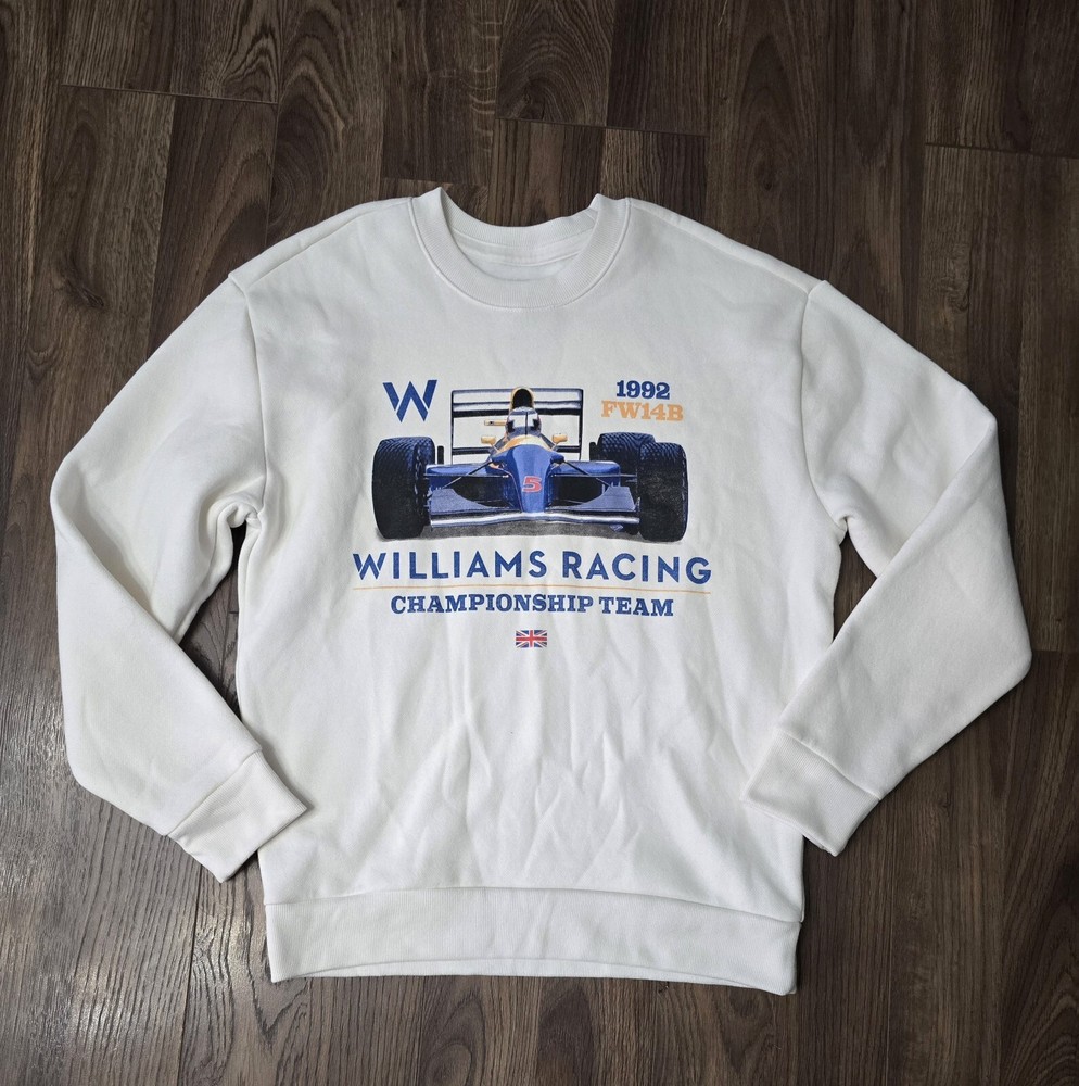 Hollister Womens William Racing Lightweight Cotton Pullover Sweatshirt Size S