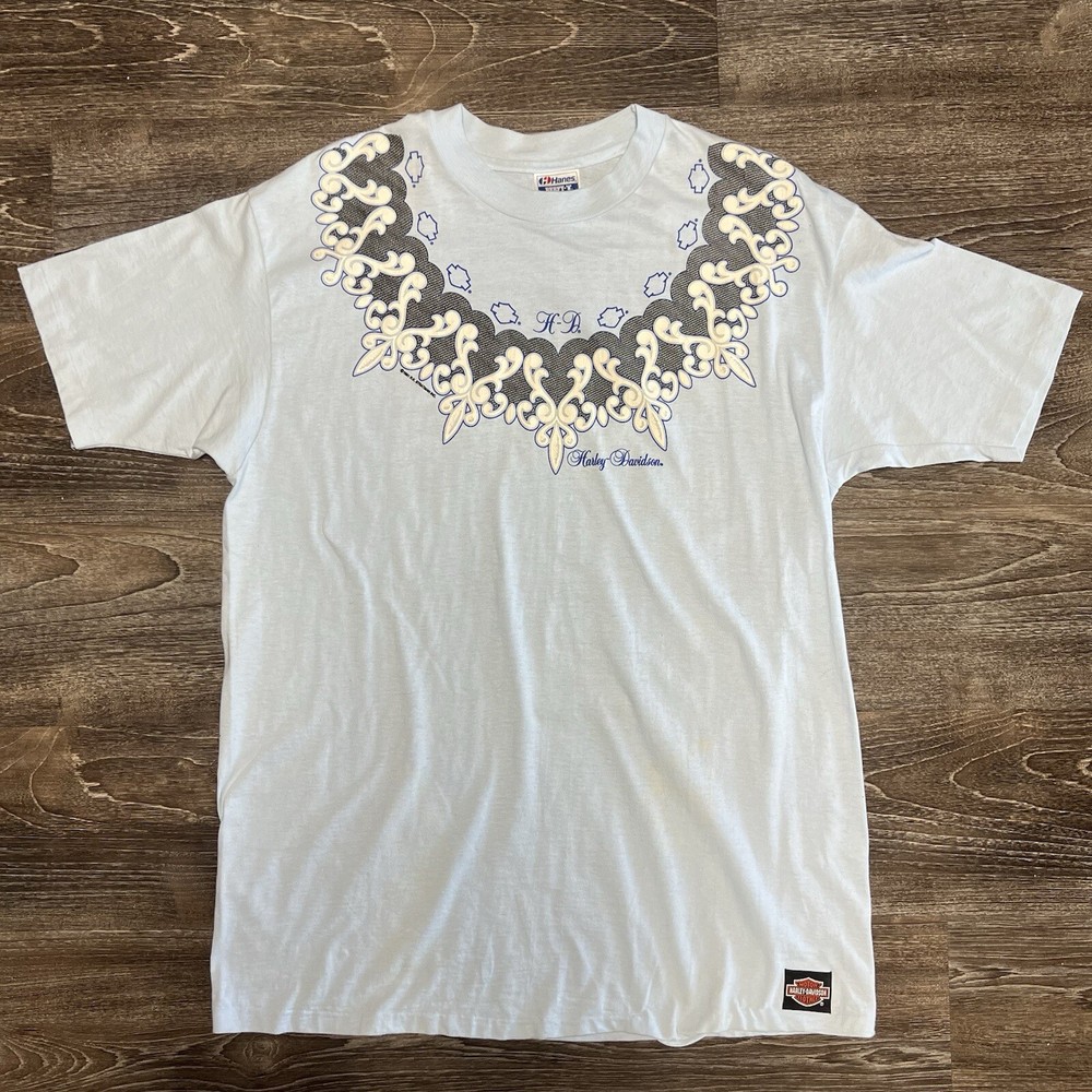 VINTAGE 90s 3D Emblem Harley Davidson Tee  Chrome Hearts Travis Scott XL Biker