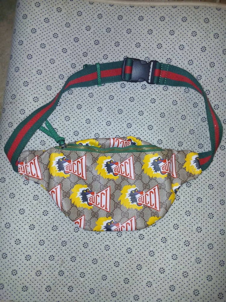 Gucci Supreme Waist Bag with Adjustable Strap