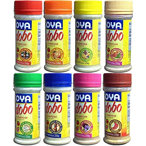 Goya Adobo All Purpose Seasoning Ultimate Variety Pack | 8 Ounce | 8 Flavors Inc