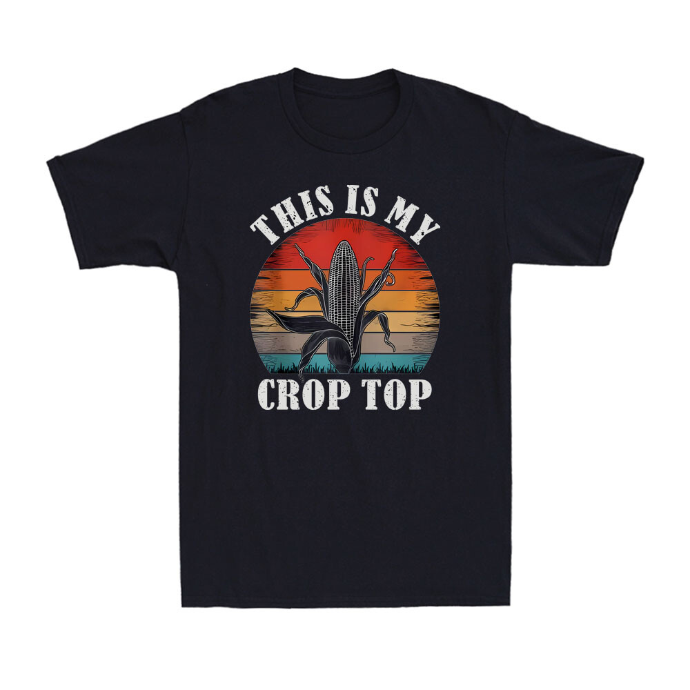This Is My Crop Top Corn Farmer Farming lovers Gift Vintage Men's T-Shirt