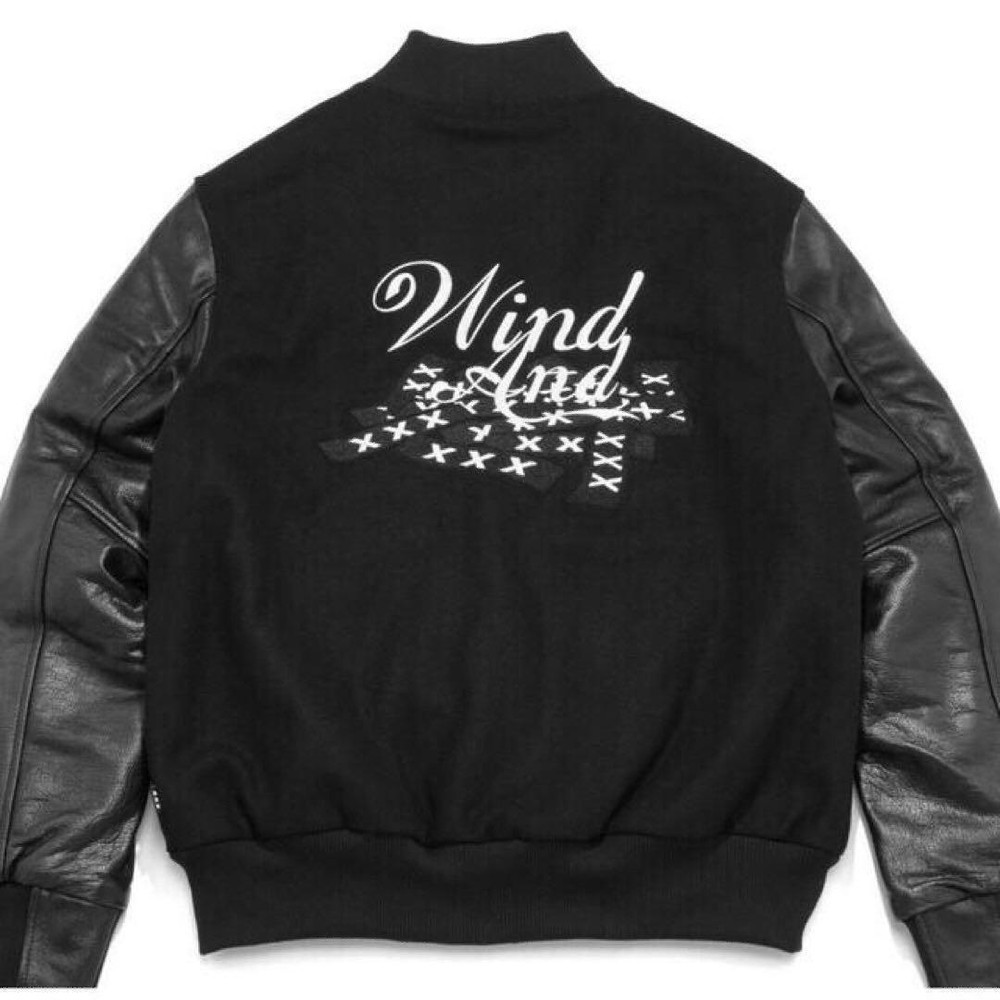 God Selection Wind & Sea Stadium Jacket Unisex Size S Limited Edition Windbreaker