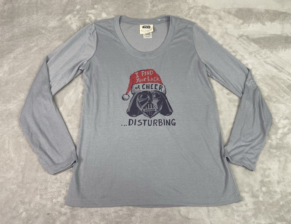 Star Wars Vader Graphic Christmas Long Sleeve Sleepwear for Kids