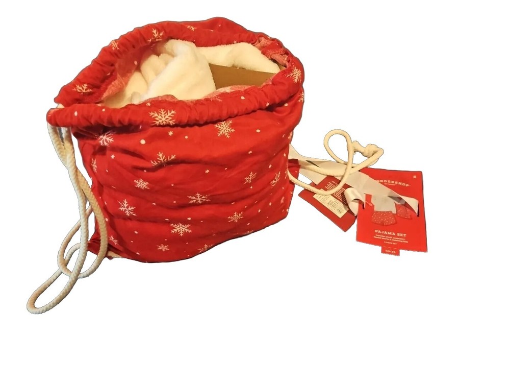 Wondershop Pajama Set Small Womens With Bag New With Tags Christmas Pajamas