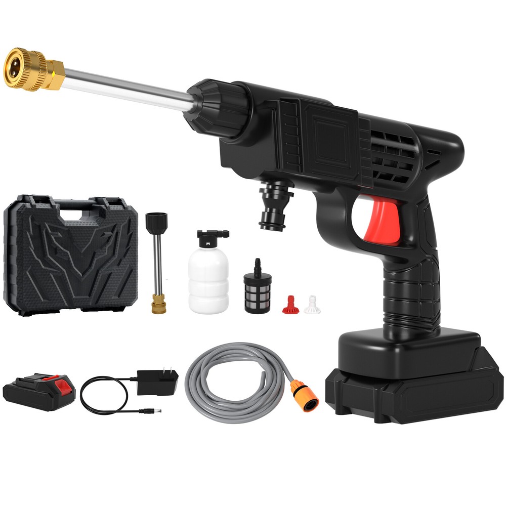 Cordless Electric High Pressure Car Wash Spray Gun Cleaner  