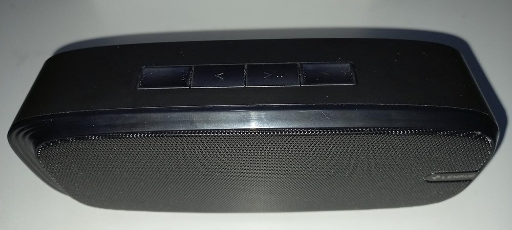 Portable Bluetooth Speaker with Loud Stereo Sound Wireless Battery Powered in Black