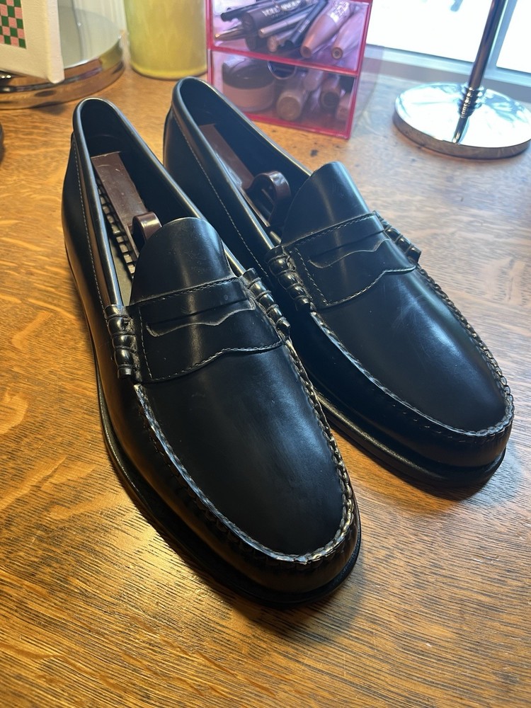 Bass Weejuns Men’s 10.5 D, Heritage Black Loafers