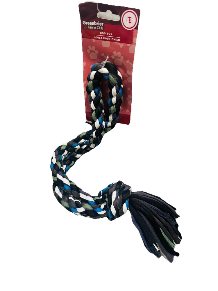 Greenbriar Kennel Club Dog Rope Toy Multicolored Interactive Heavy Duty