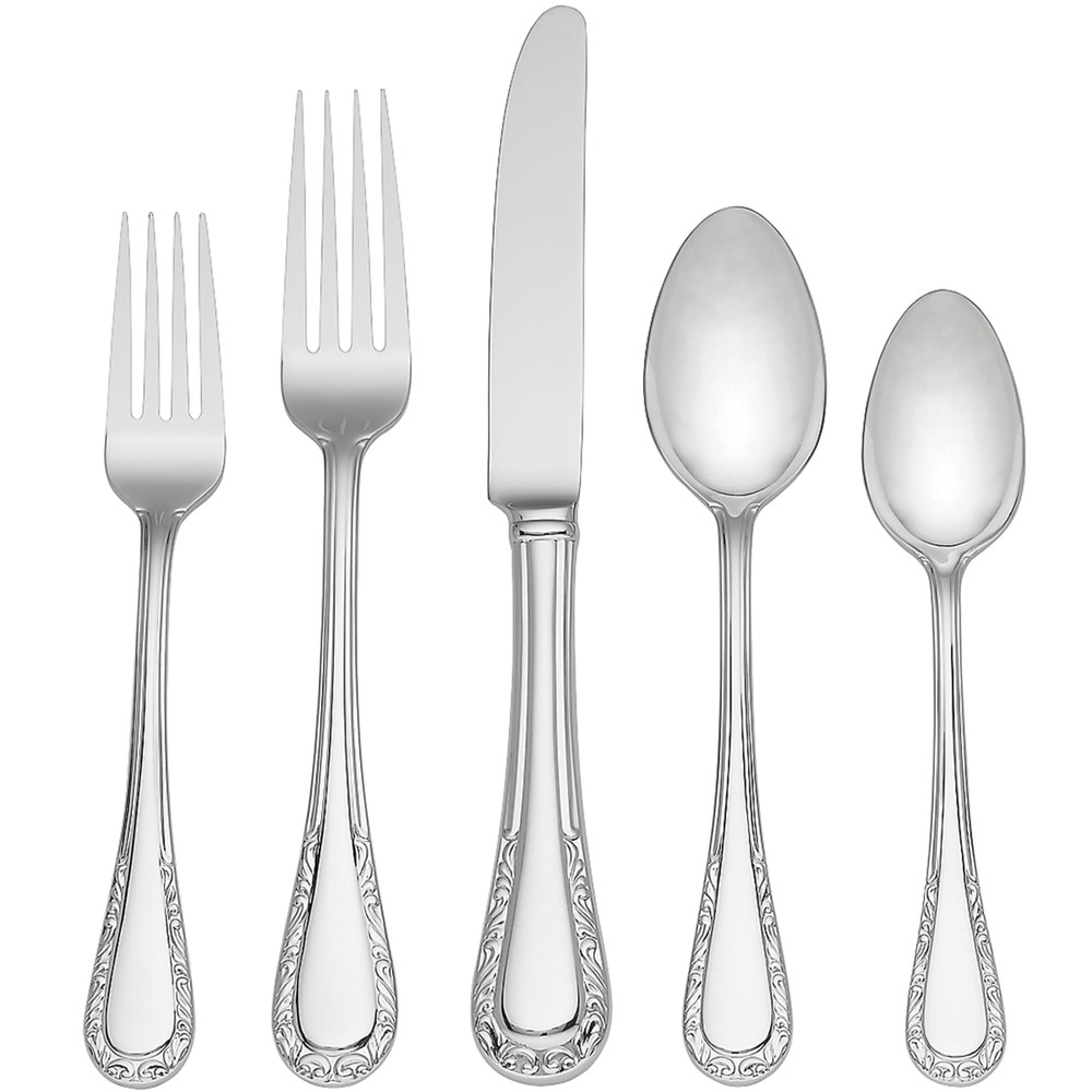 Venetian Lace 5-Piece Flatware Place Set 5-Piece Place Setting Lenox Venetian La