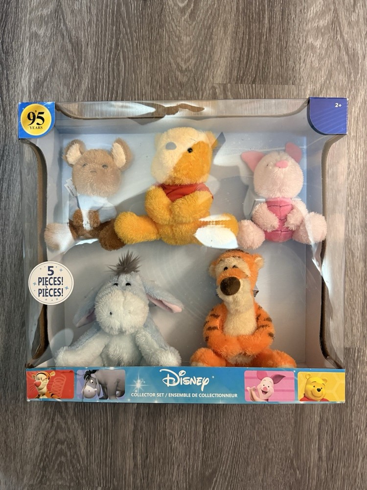 Disney Winnie the Pooh 95th Anniversary Deluxe Collector Set, 5-Piece Set