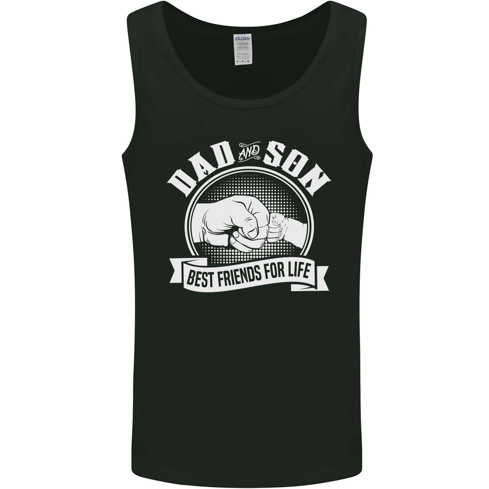 Dad & Son Best Friends for Life Mens Vest Tank Top