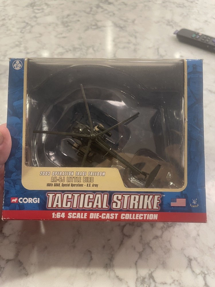 Corgi Tactical Strike 2003 Iraqi Freedom AH-6J Little Bird 1:64 Die-Cast NEW