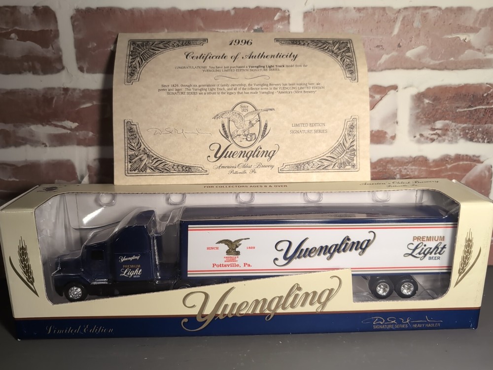 Ertl T609 Yuengling Signature Series Heavy Hauler Semi Truck Lmtd Ed 1996 w COA