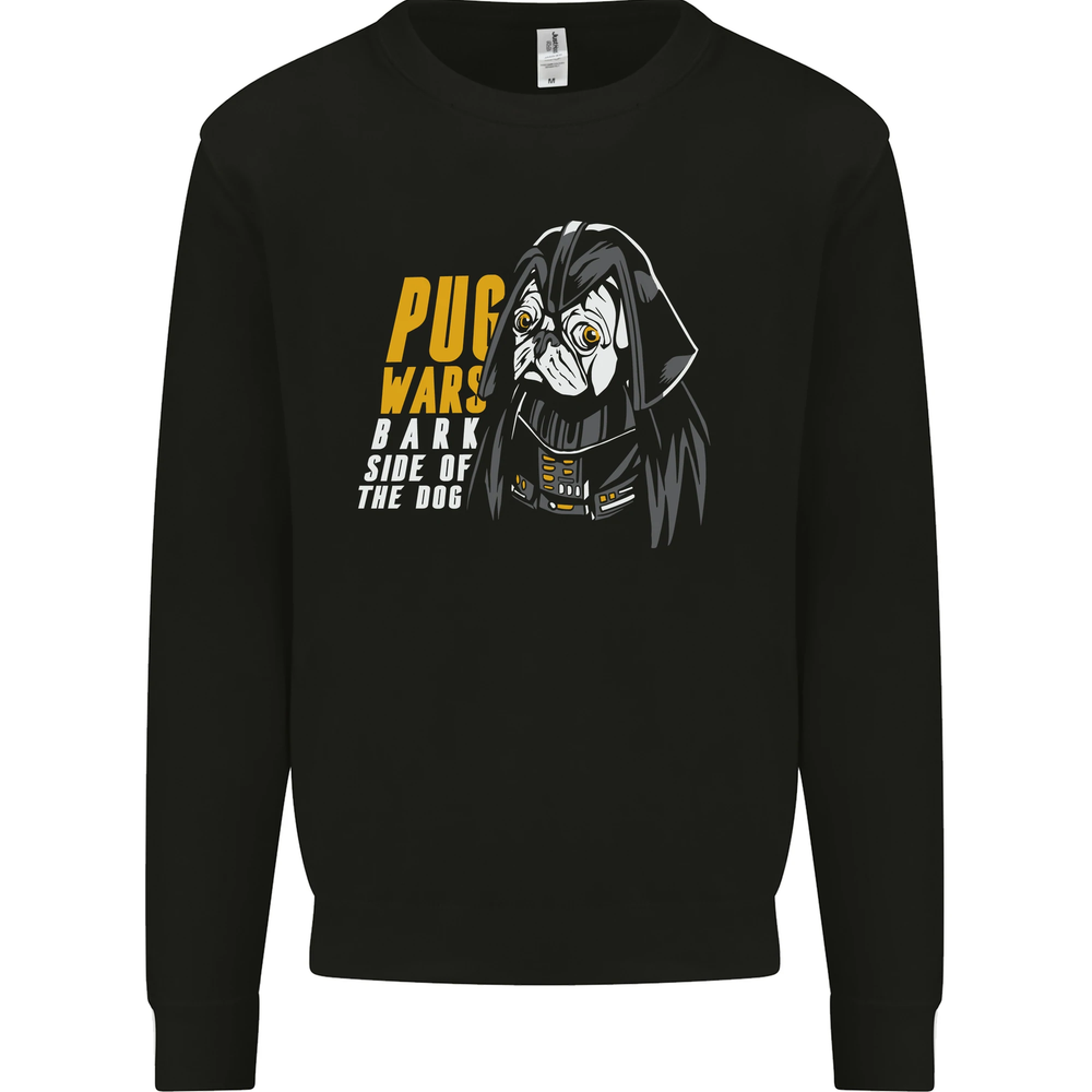 Pug Wars Funny Parody Dog Mens Sweatshirt Jumper