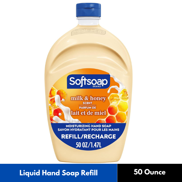 Softsoap Milk & Golden Honey Moisturizing Liquid Hand Soap Refill 50 oz