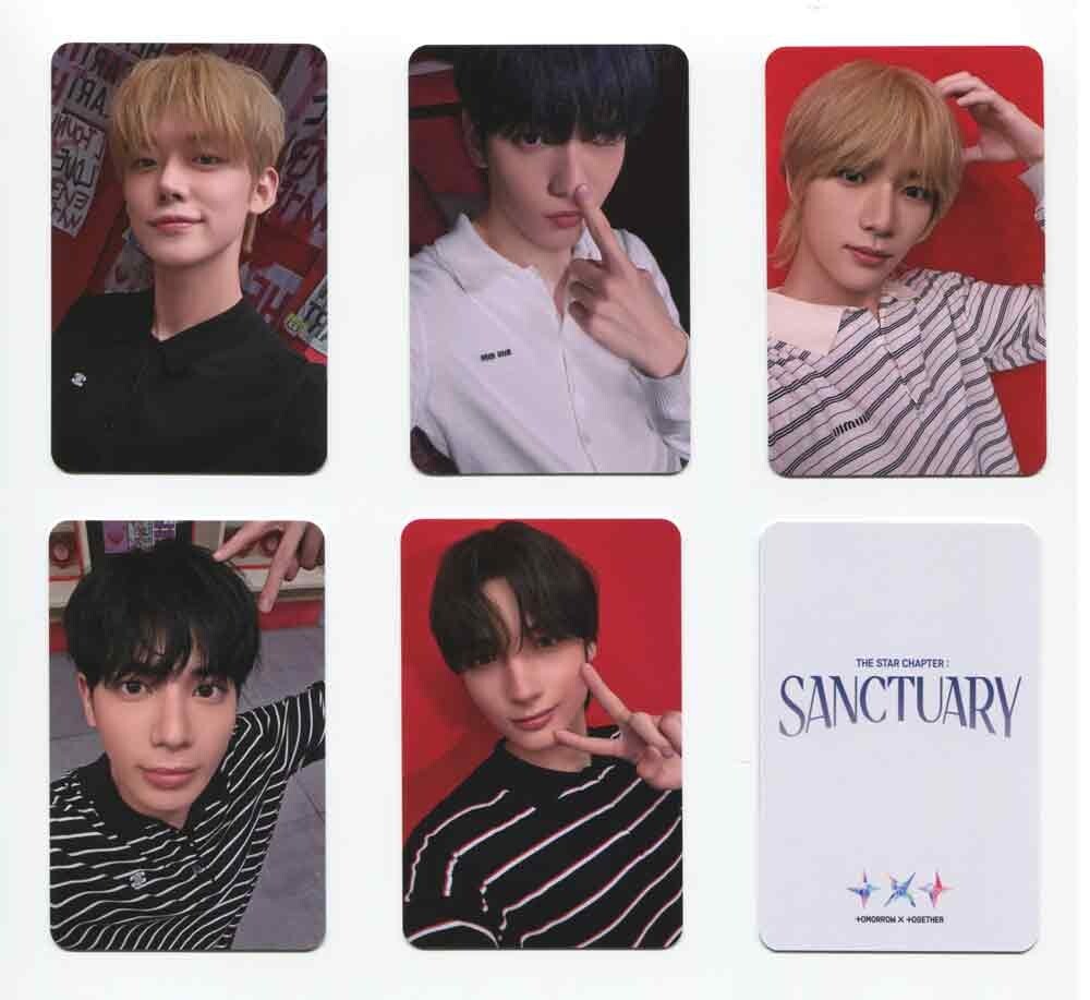 TXT - THE STAR CHAPTER : SANCTUARY [SOUNDWAVE] LUCK DRAW EXCLUSIVE PHOTOCARD