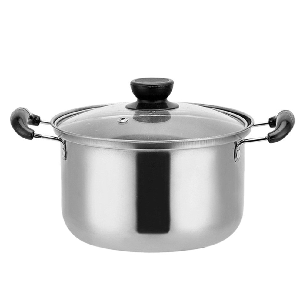 Stainless Steel Milk Pot with Handle for Pasta Soup Stew Cooking