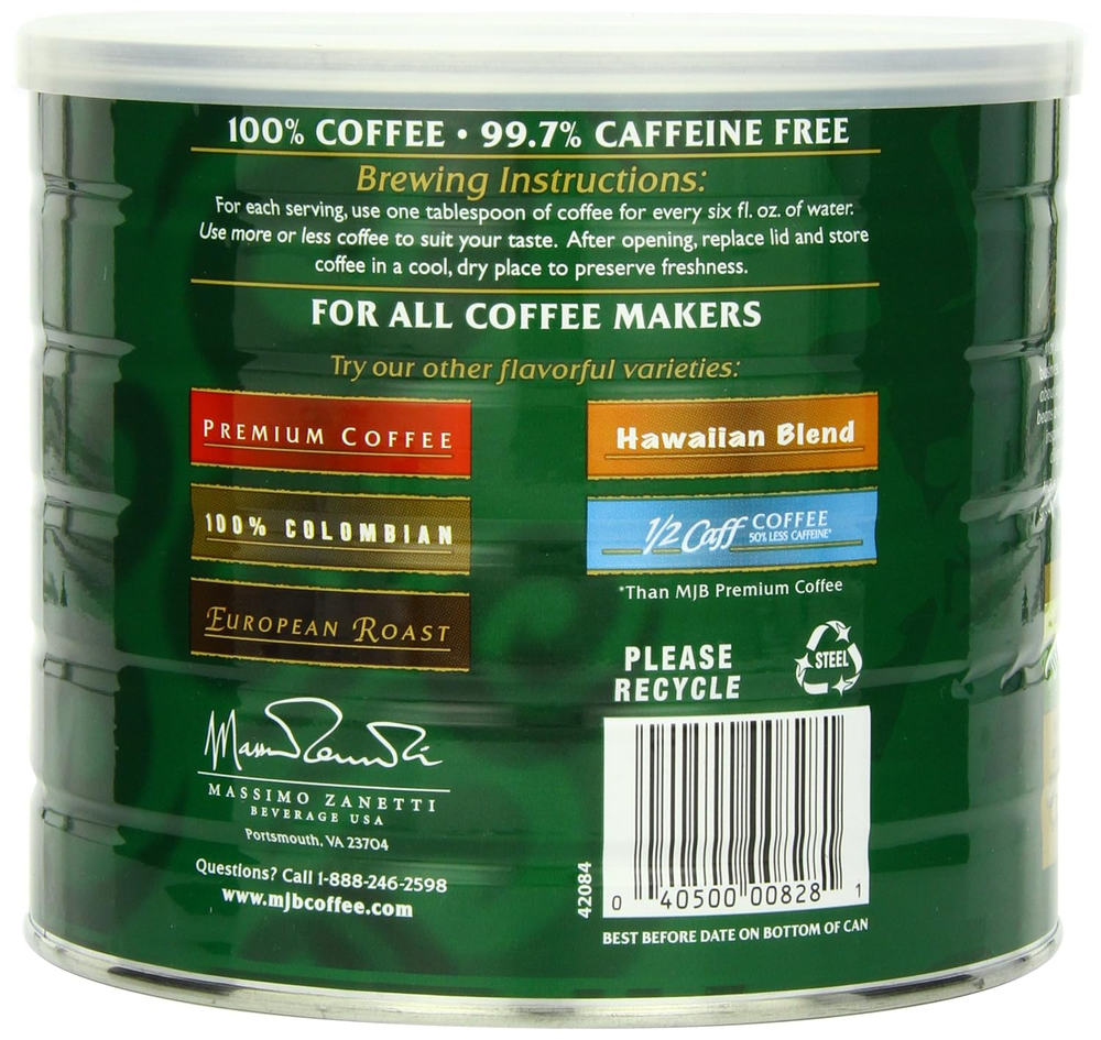 Premium Decaf Medium Roast Ground Coffee 24oz