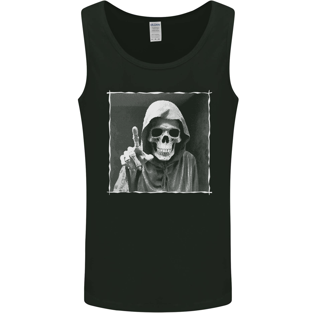 Grim Reaper Skull Mens Vest Tank Top