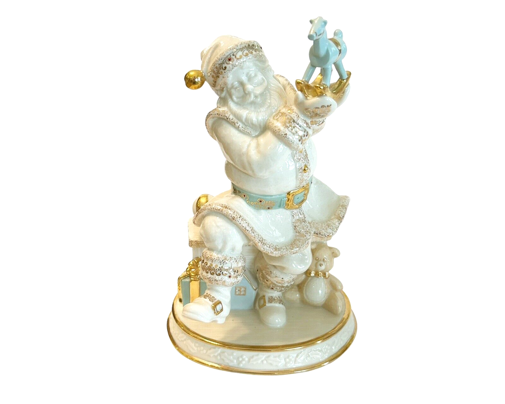 Lenox Santa With Toys in Santa's Workshop Collection Series Porcelain Christmas