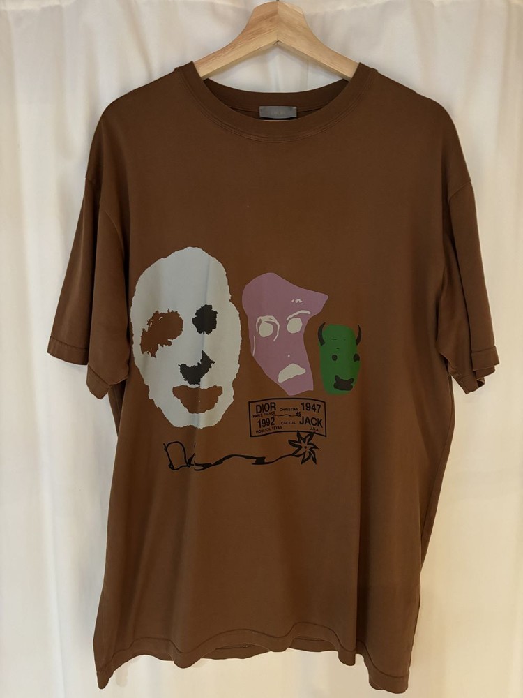 CACTUS JACK Travis Scott 90s Short Sleeve T-Shirt Retro style Reprint NH14661
