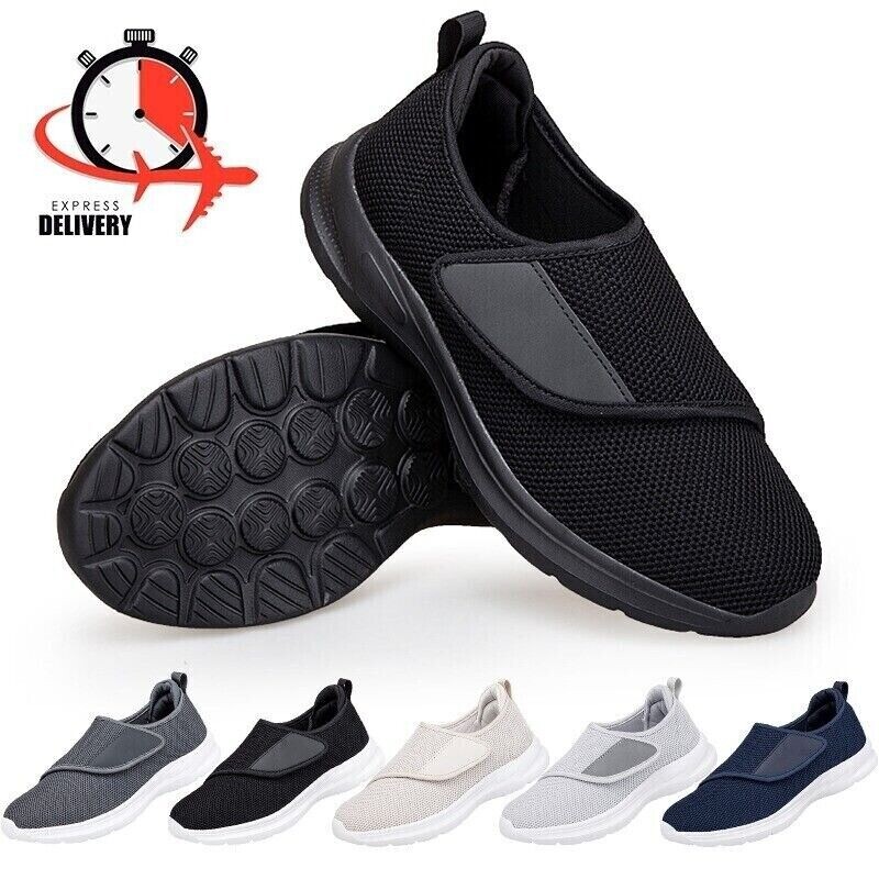 Men's Orthopedic Stretch Sneakers for Diabetic Comfort Running Walking Shoes US
