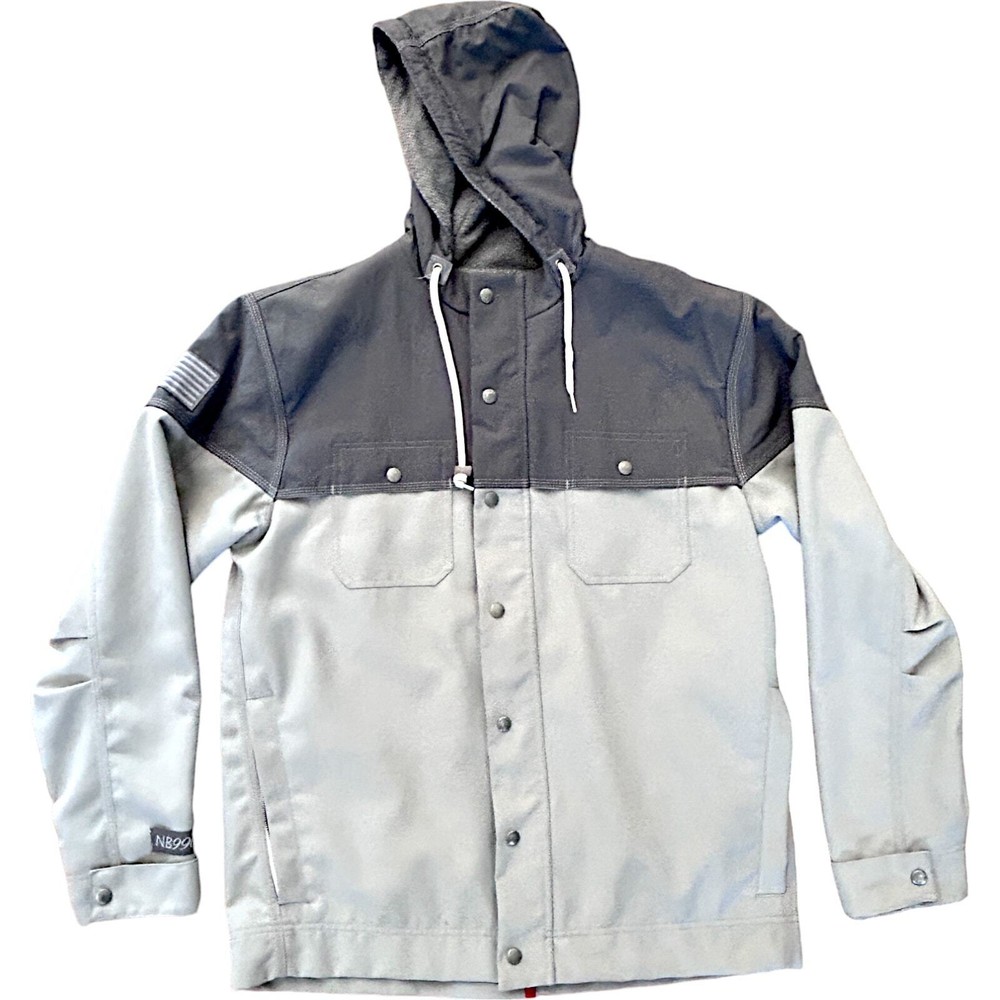 New Balance NB990 Heritage Pinnacle Gray Men's Large Jacket Coat w/ Hood