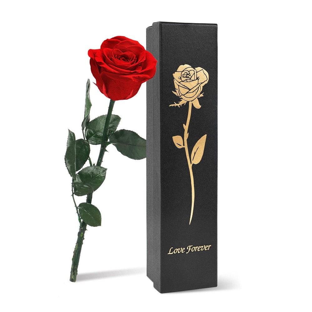 Roses for Valentine's Day, Forever Flowers Preserved Roses in a Box Preserved...