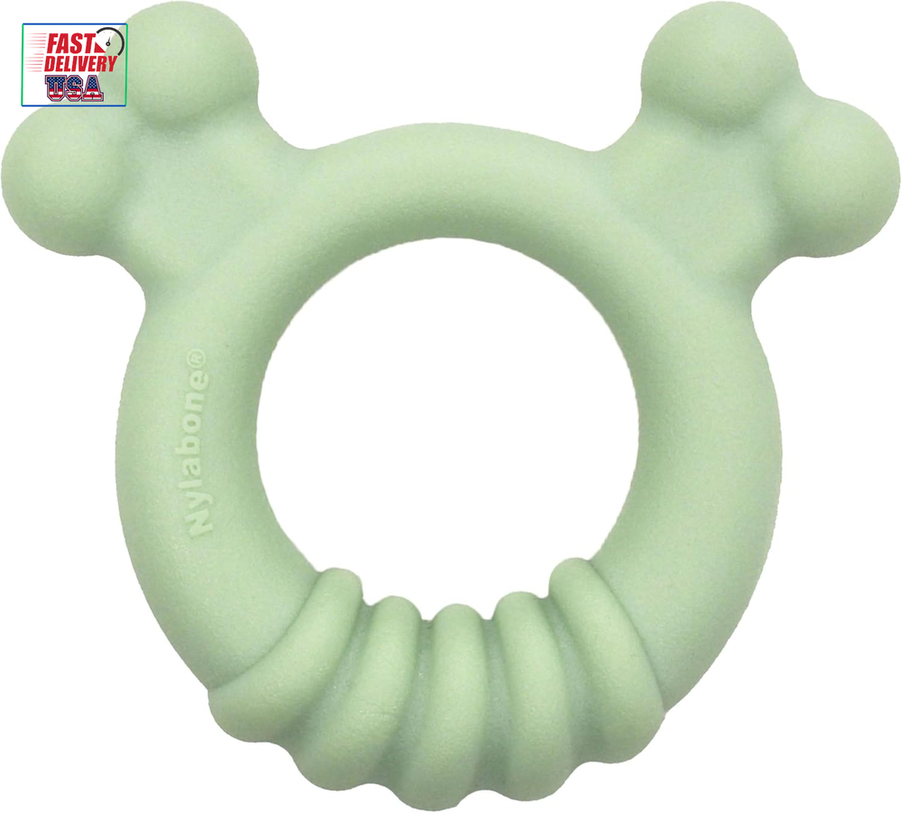 Sensory Material Puppy Chew Toy Ring - Puppy Teething Toy for Boredom & Stimulat