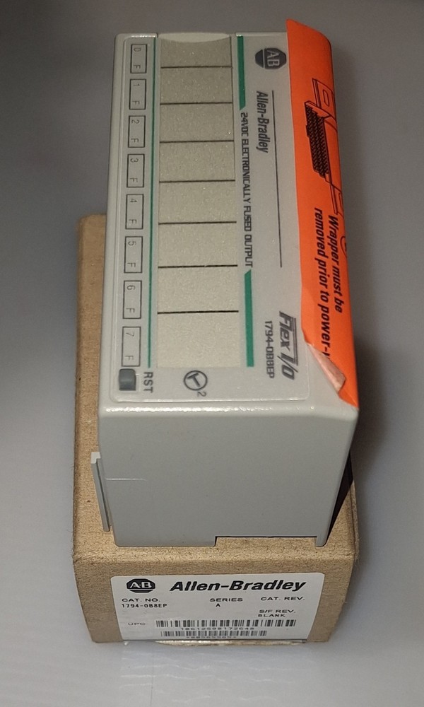 *New* Allen-Bradley Flex I/O 1794-OB8EP Ser A, 24VDC 8pt. Fused Output Module