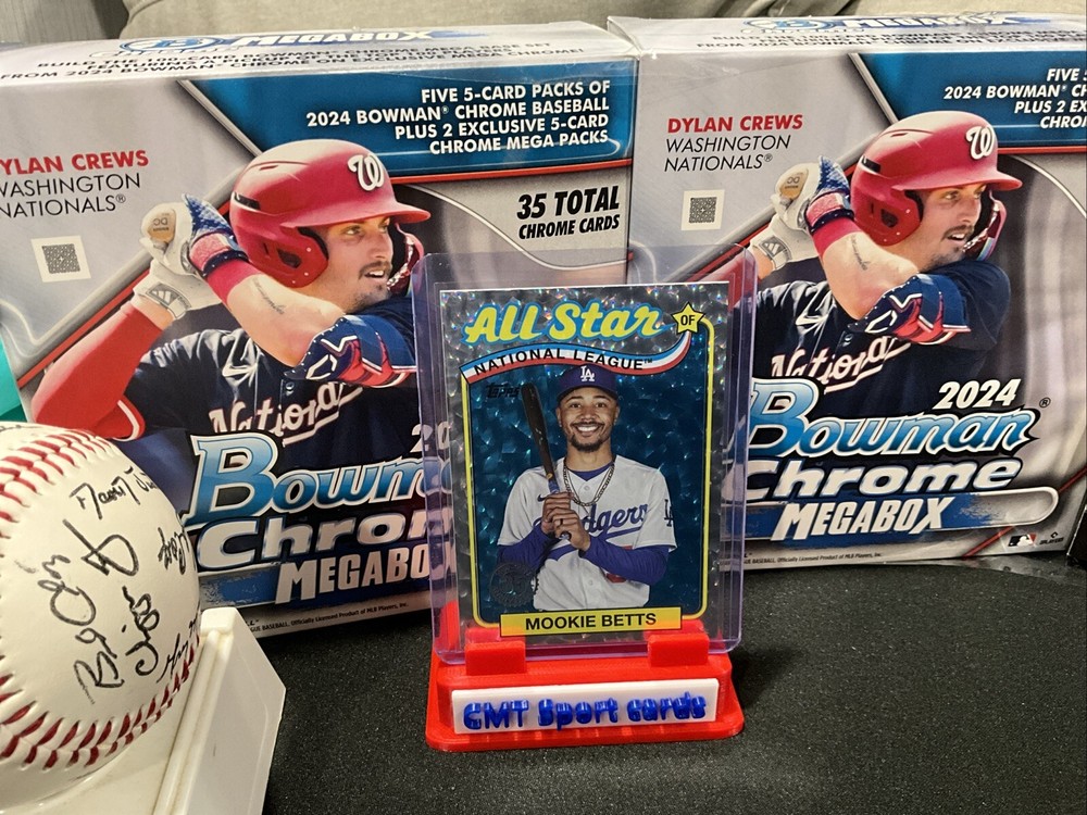 2024 Topps Series 2 Mookie Betts 1989 All-Star Silver Crackle #89ASB-12