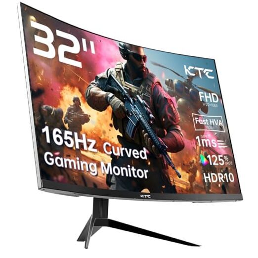 32 Inch FHD 1080p Curved Gaming Monitor - VA 32 inch FHD 32'' curved 165Hz