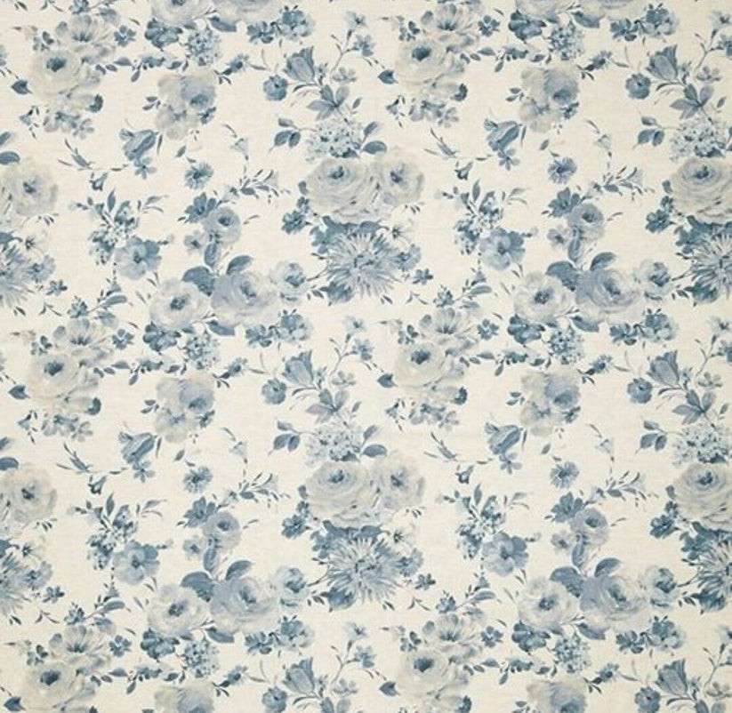 9 Metres iLiv Amelia Wedgewood Curtain Upholstery Fabric (RRP £20)