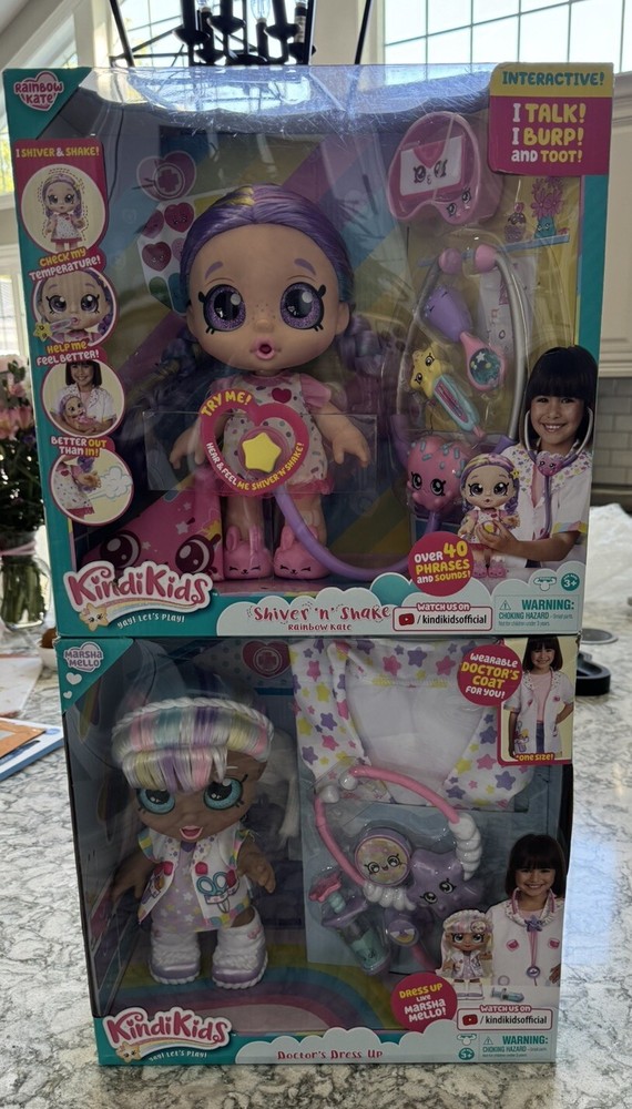 Kindi Kids SHIVER N SHAKE RAINBOW Kate & Marsha Mello  NEW IN BOX