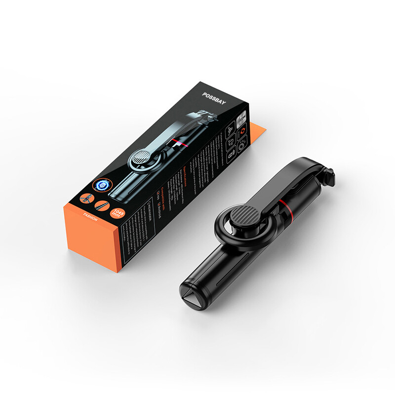 Possbay Tripods Extendable Cell Phone Tripod Stand with Wireless Remote