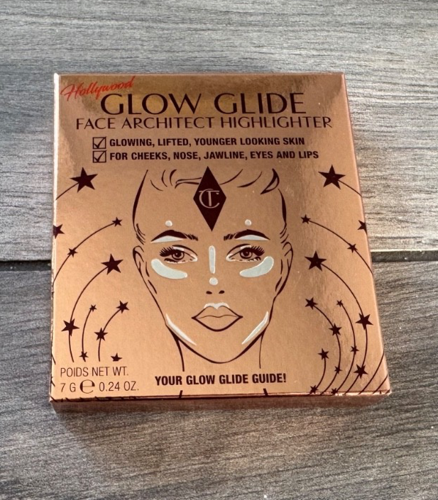 CHARLOTTE TILBURY GLOW GLIDE FACE ARCHITECT HIGHLIGHTER, PILLOW TALK GLOW, NIB