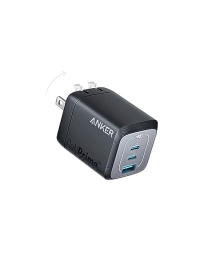 Prime 67W USB C Charger,  GaN 3-Port Compact Fast PPS Wall Charger