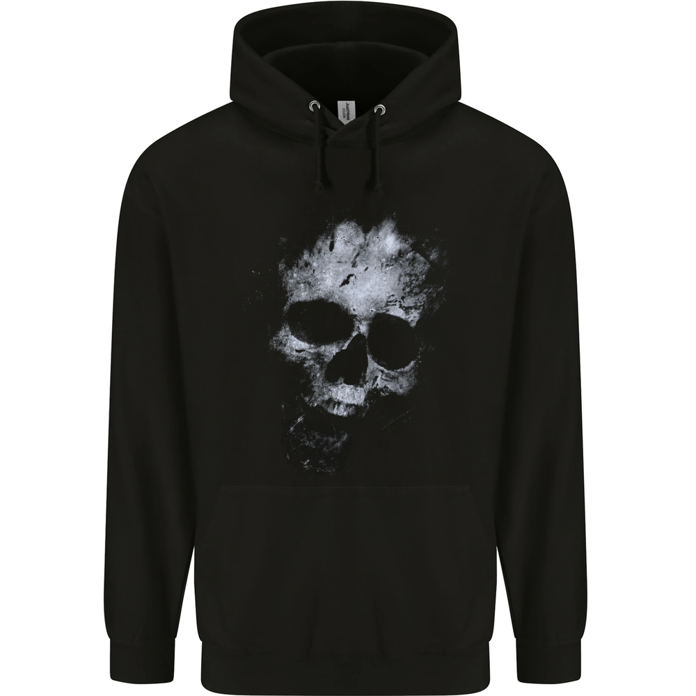 Freaky Skull Biker Gothic Mens 80% Cotton Hoodie