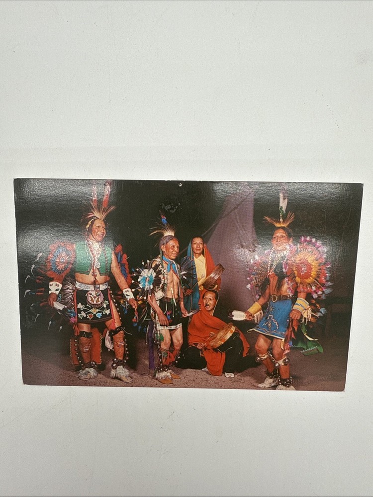 Vintage Ben Marcus and His Taos Warriors Postcard