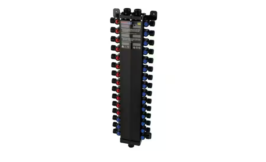 Viega Manabloc 1/2 in. Press x 30 port Polysulfone Distribution Manifold (12 Hot