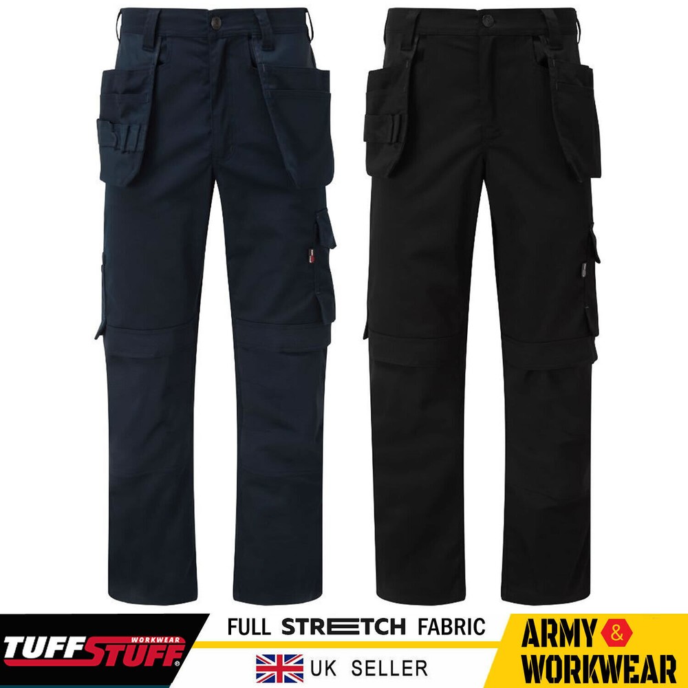 Tuffstuff Mens Work Trouser Proflex Slim-fit Stretch Holster & Knee Pad Pockets