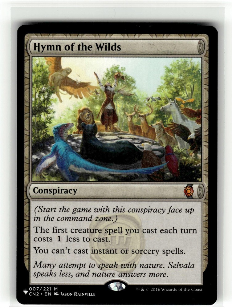 HYMN OF THE WILDS THE LIST #7 THE LIST(NM+)(MTG)
