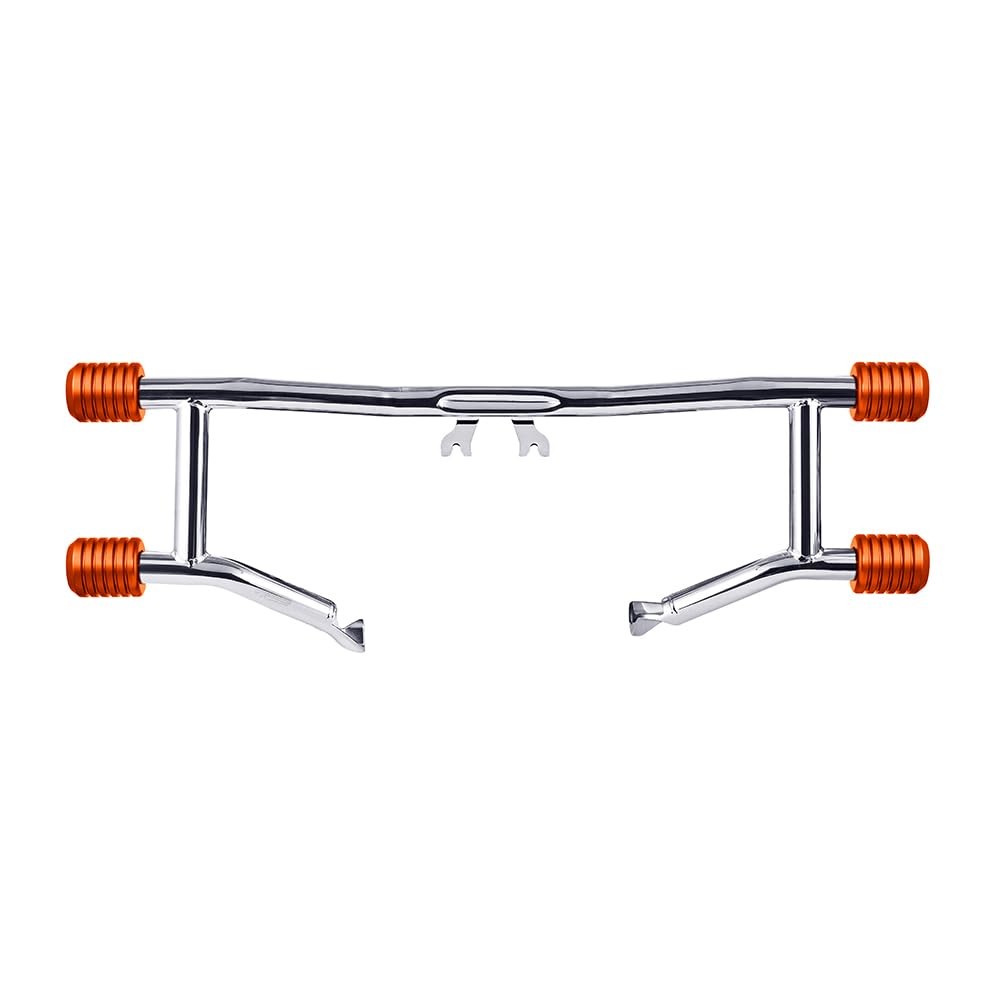 Chrome Protek Front Performance Two-Step Crash Bar Compatible with Harley