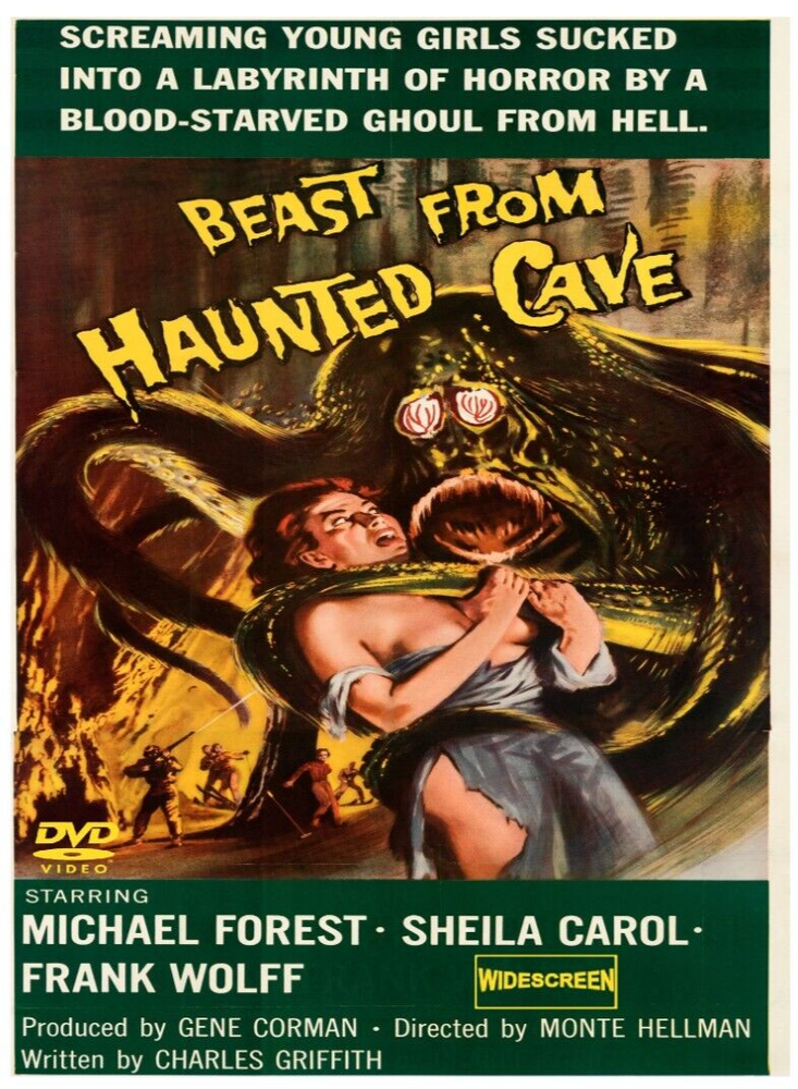 Beast From Haunted Cave 1959 DVD Roger Corman Classic Widescreen Michael Forest
