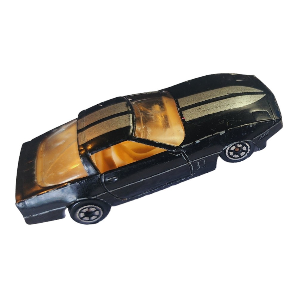 Vintage Diecast Toy Model Car Black Chevrolet Corvette