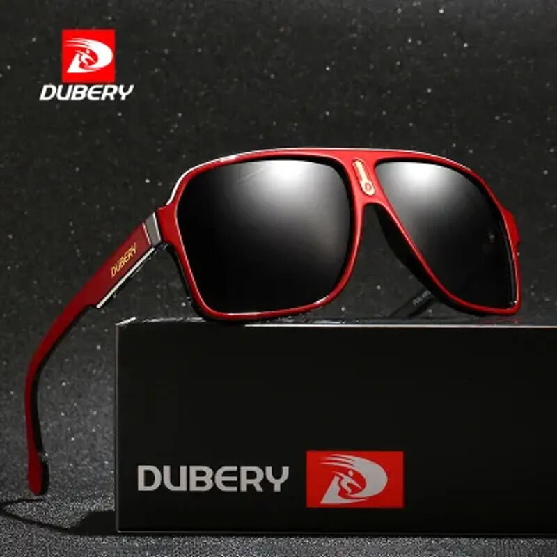 DUBERY Brand Design Polarized Sunglasses Men Driving Shades Male Retro Sun