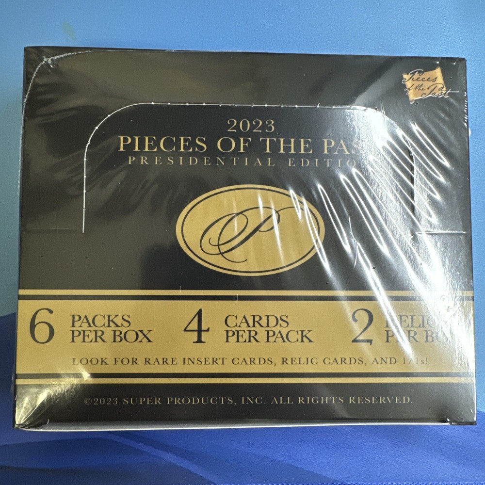 2023 Superbreak Pieces of the Past Presidential Edition Factory Sealed Hobby Box