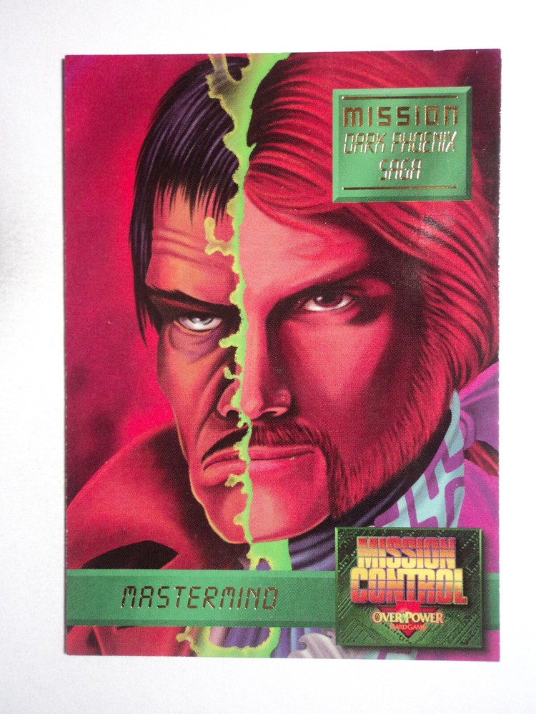 1996 MARVEL OVERPOWER - MSN CNTRL - DARK PHOENIX SAGA - MISSION CARD - (1 OF 7)